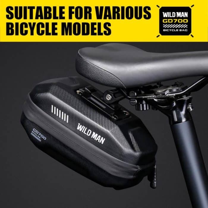 WILD MAN GD700 Mountain Bicycle EVA Hard Shell Bag Bike Seat Bag, GD700 – Bild 9