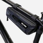 WILD MAN M40 Mountain Bicycle Front Beam Triangle Bag TPU Carbon Fiber Hard Shell Bag Cycling Equipment, M40