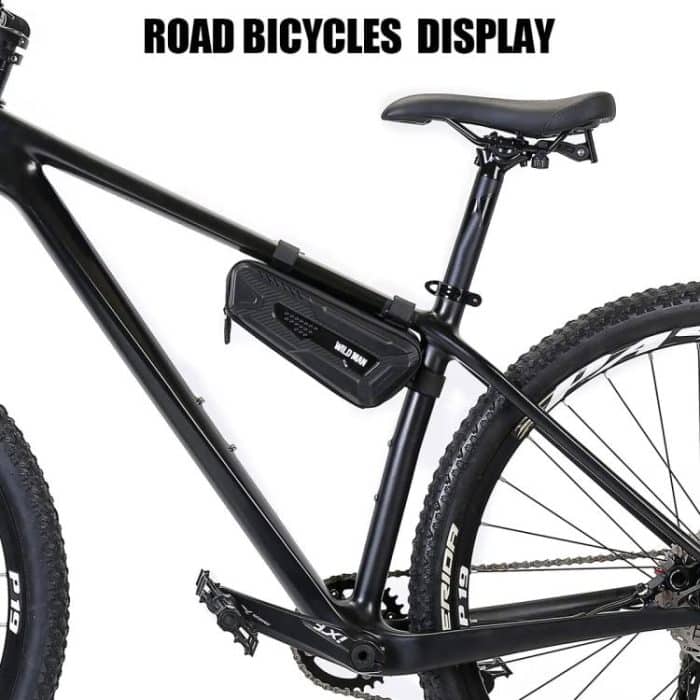 WILD MAN M40 Mountain Bicycle Front Beam Triangle Bag TPU Carbon Fiber Hard Shell Bag Cycling Equipment, M40 – Bild 13