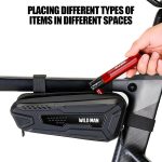WILD MAN M40 Mountain Bicycle Front Beam Triangle Bag TPU Carbon Fiber Hard Shell Bag Cycling Equipment, M40 – Bild 6