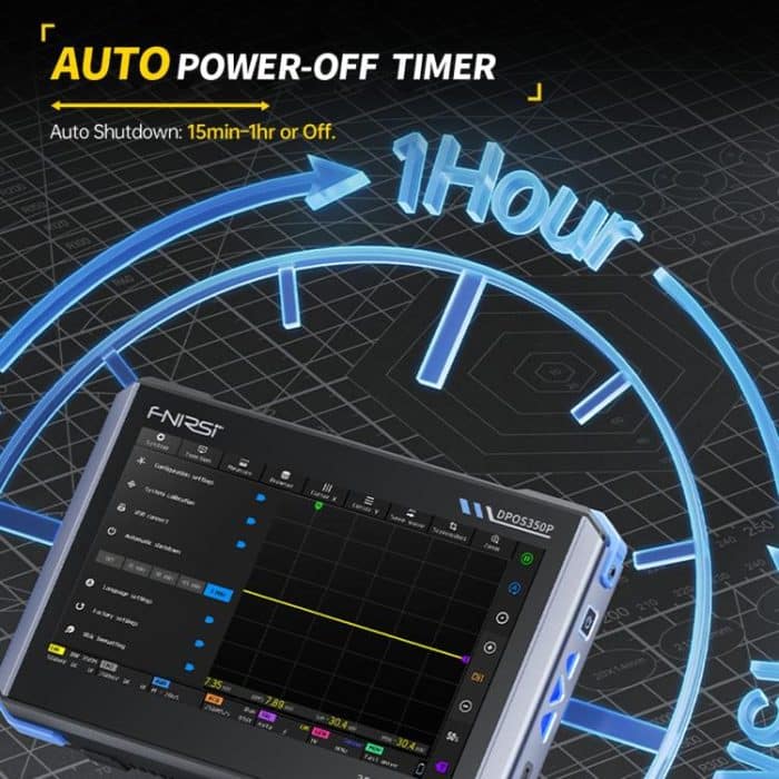 FNIRSI DPOS350P 4 in 1 7 inch IPS HD Touch Screen 350M Tablet Oscilloscope, DPOS350P(US Plug), DPOS350P(EU Plug) – Bild 13