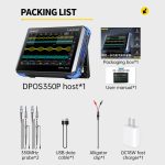 FNIRSI DPOS350P 4 in 1 7 inch IPS HD Touch Screen 350M Tablet Oscilloscope, DPOS350P(US Plug), DPOS350P(EU Plug) – Bild 23