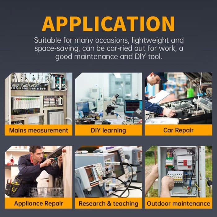 FNIRSI DSO510 Handheld Small Digital Portable Tablet Oscilloscope, DSO510 – Bild 13