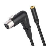3.5mm Female to XLR Female Elbow Audio Converter Adapter Cable, 3.5mm Female to XLR Female Elbow – Bild 2