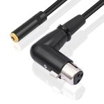 3.5mm Female to XLR Female Elbow Audio Converter Adapter Cable, 3.5mm Female to XLR Female Elbow – Bild 3
