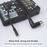 3.5mm Female to XLR Female Elbow Audio Converter Adapter Cable, 3.5mm Female to XLR Female Elbow – Bild 6