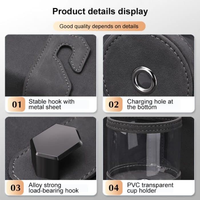 Car Water Cup Holder Seat Back Single Hanger Hook – Bild 8