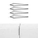 4pcs / Set Car Door Anti-collision PVC Strip, Size: 15x2.5cm, Size: 15x2.5cm