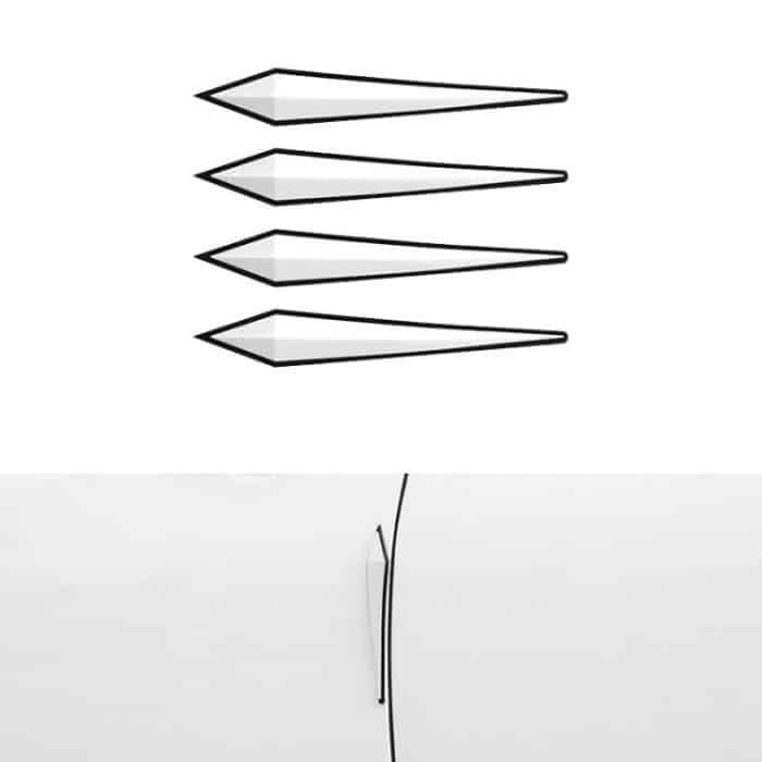 4pcs / Set Car Door Anti-collision PVC Strip, Size: 15x2.5cm, Size: 15x2.5cm – Bild 1