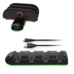 For Nintendo Switch 2 Handle 4 in 1 Charging Station with LED Display Light