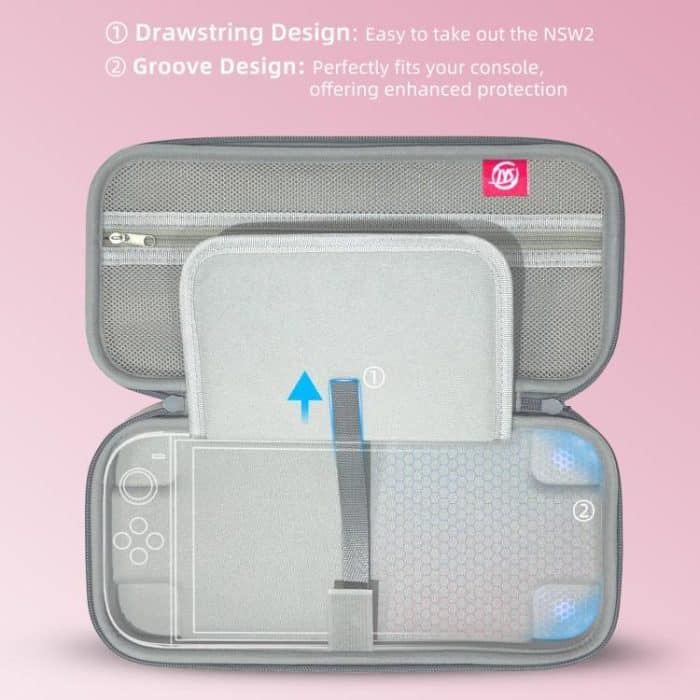 For Nintendo Switch 2 EVA Portable Shockproof Waterproof Portable Game Console Storage Bag – Bild 6