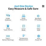 FNIRSI ERD-10 3-in-1-Detektor für elektromagnetische Strahlung – Bild 5