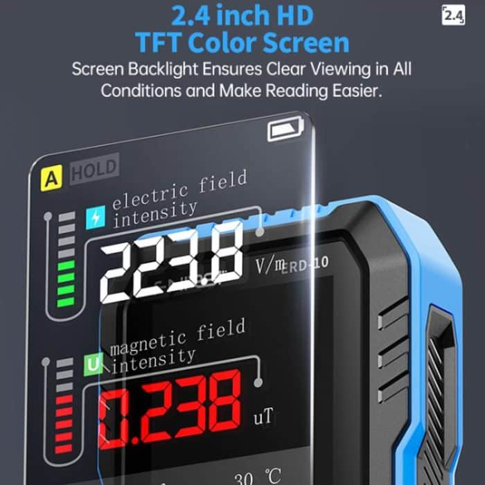 FNIRSI ERD-10 3-in-1-Detektor für elektromagnetische Strahlung – Bild 9