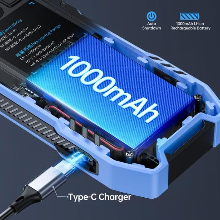 FNIRSI ERD-10 3-in-1-Detektor für elektromagnetische Strahlung – Bild 10