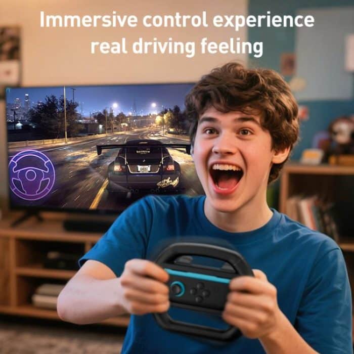 Für Nintendo Switch 2 Joy-Con 4 Stück iPlay HBS-2813-C Simple Racing Lenkrad-Controller – Bild 4