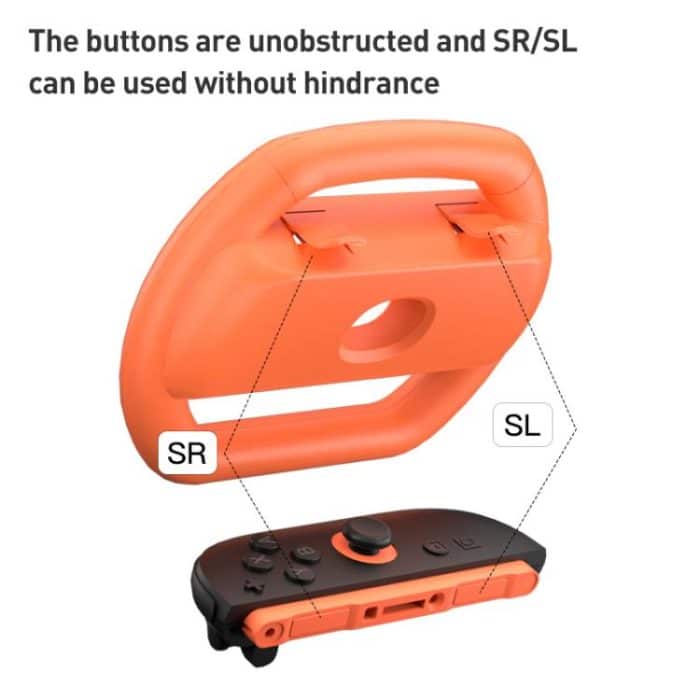 Für Nintendo Switch 2 Joy-Con 4 Stück iPlay HBS-2813-C Simple Racing Lenkrad-Controller – Bild 7