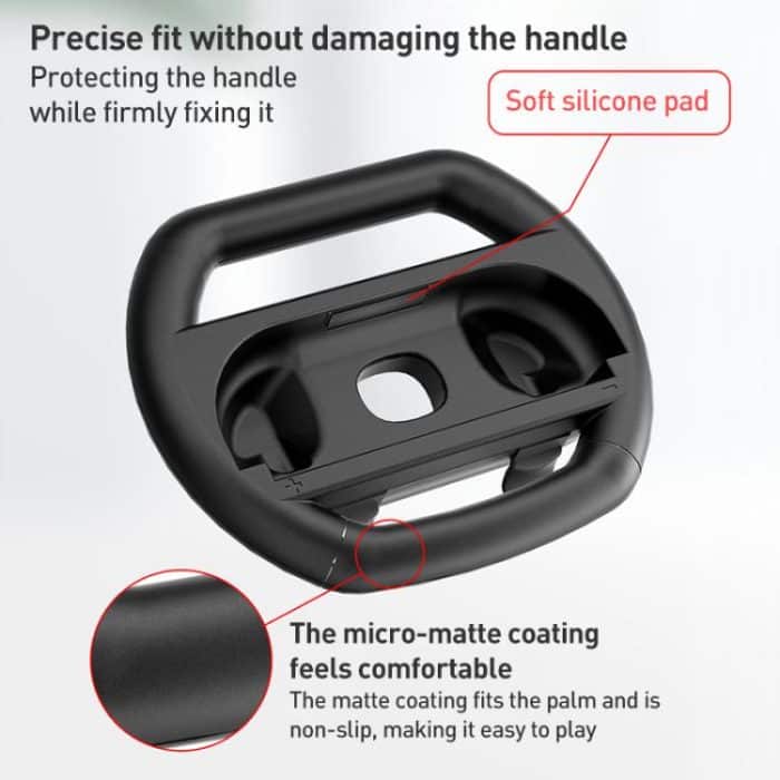 Für Nintendo Switch 2 Joy-Con 4 Stück iPlay HBS-2813-C Simple Racing Lenkrad-Controller – Bild 8