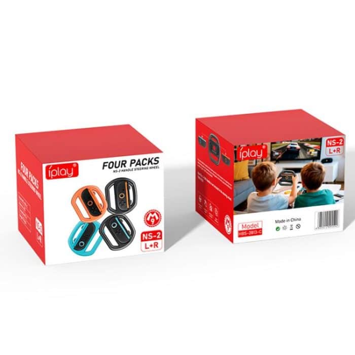Für Nintendo Switch 2 Joy-Con 4 Stück iPlay HBS-2813-C Simple Racing Lenkrad-Controller – Bild 10
