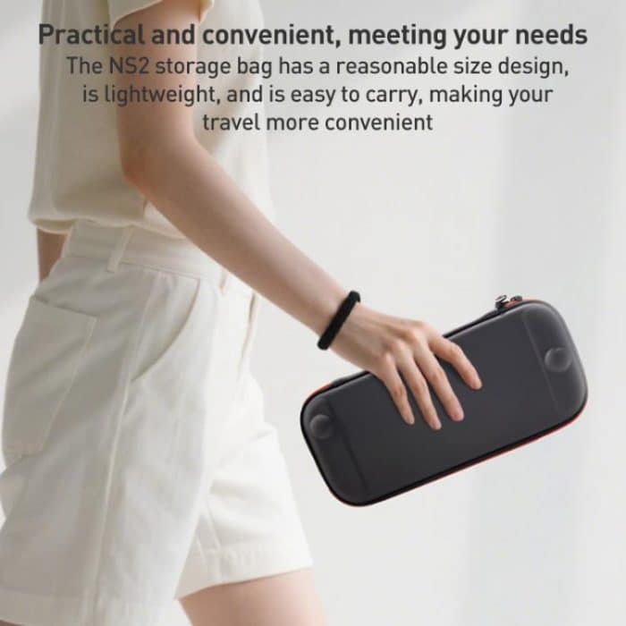 For Nintendo Switch 2 iPlay HBS-2835 Simple Thin Handle Storage Bag with Lanyard – Bild 5