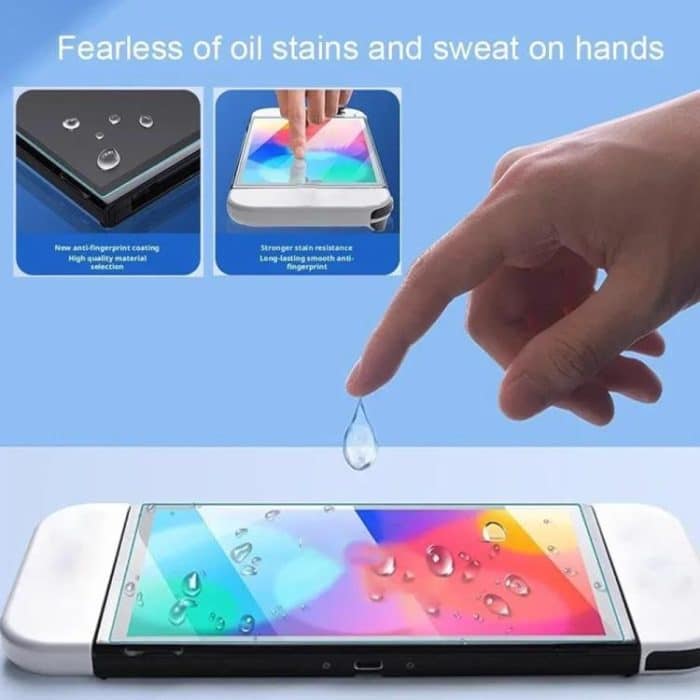 Dust-Free Warehouse HD Curved Edge Tempered Film, For Nintendo Switch 2, For Nintendo Switch OLED, For Nintendo Switch – Bild 11