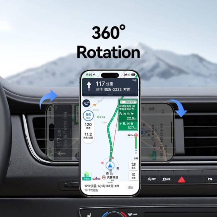 USAMS ZJ081 Magnetic Car Air Vent Phone Holder, ZJ081 – Bild 7
