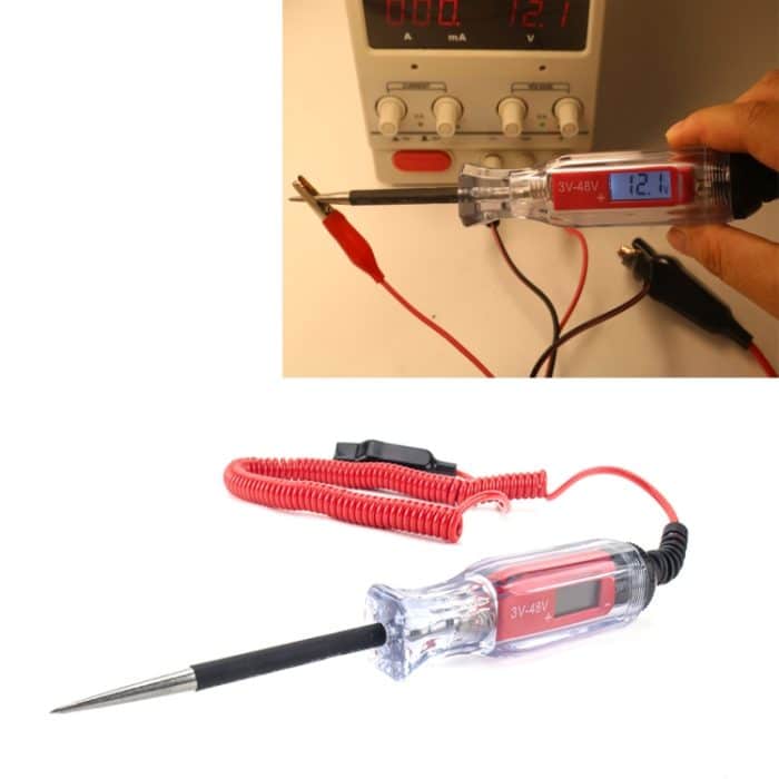 EDA008911.jpg 3-48V Digitalanzeige Auto Elektro-Tester – Bild 1