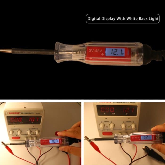 3-48V Digitalanzeige Auto Elektro-Tester – Bild 7