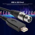 US18 USB-zu-XLR-Mikrofon-Aufnahmekabel, 2m, 3m – Bild 5