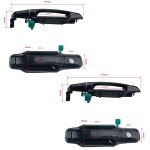 4 PCS Autotür Außengriff 82650-3E010 für KIA Sorento 2003-2006 – Bild 10