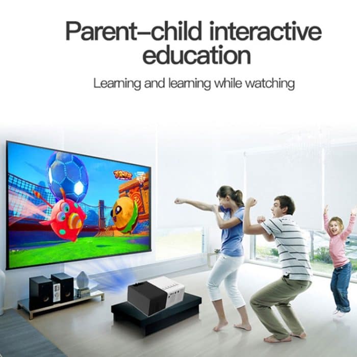 J9 1920x1080P 15 ANSI tragbarer Heimkino-Mini-LED-HD-Digitalprojektor, Basisversion,, EU Plug, US Plug, UK Plug, AU Plug – Bild 15