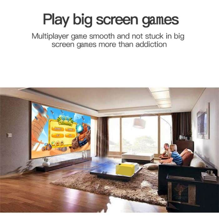 J9 1920x1080P 15 ANSI tragbarer Heimkino-Mini-LED-HD-Digitalprojektor, Basisversion,, EU Plug, US Plug, UK Plug, AU Plug – Bild 16