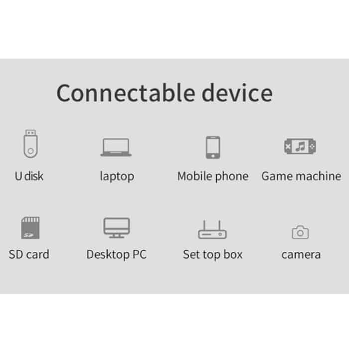 J9 1920x1080P 15 ANSI tragbarer Heimkino-Mini-LED-HD-Digitalprojektor, Basisversion,, EU Plug, US Plug, UK Plug, AU Plug – Bild 17