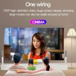 J9 1920x1080P 15 ANSI tragbarer Heimkino-Mini-LED-HD-Digitalprojektor, Basisversion,, EU Plug, US Plug, UK Plug, AU Plug – Bild 4