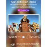 J9 1920x1080P 15 ANSI tragbarer Heimkino-Mini-LED-HD-Digitalprojektor, Basisversion,, EU Plug, US Plug, UK Plug, AU Plug – Bild 6