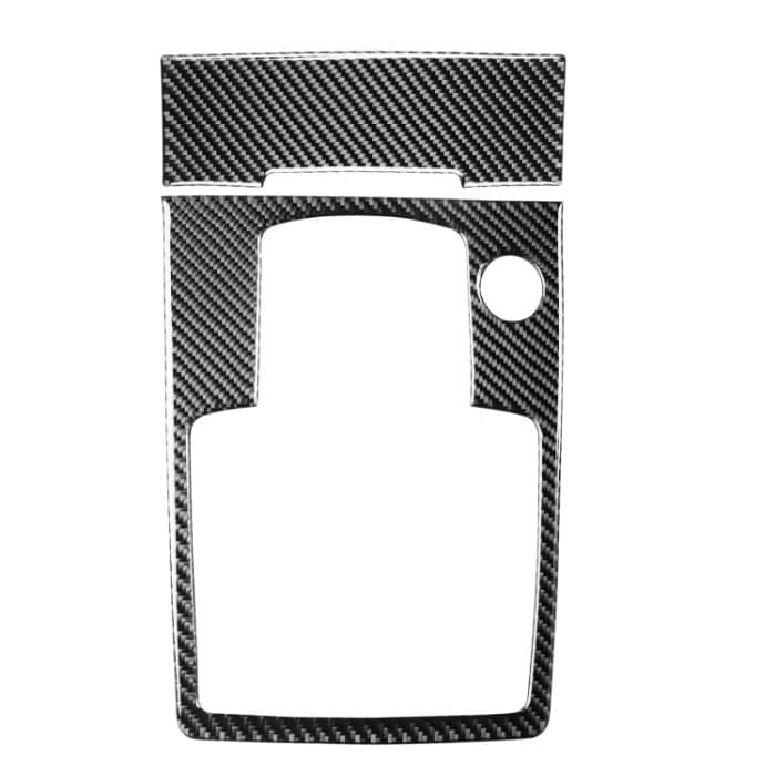 2 in 1 Auto Carbon Fiber Gear Panel + Zigarettenanzünder Dekorativer Aufkleber für Audi Q7 2008-2015, Links- und Rechtsantrieb Universal – Bild 2