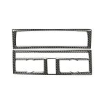Auto Carbon Fiber Air Conditioning Adjustment Panel Dekorativer Aufkleber für Audi Q7 2008-2015, Links- und Rechtsantrieb Universal – Bild 2
