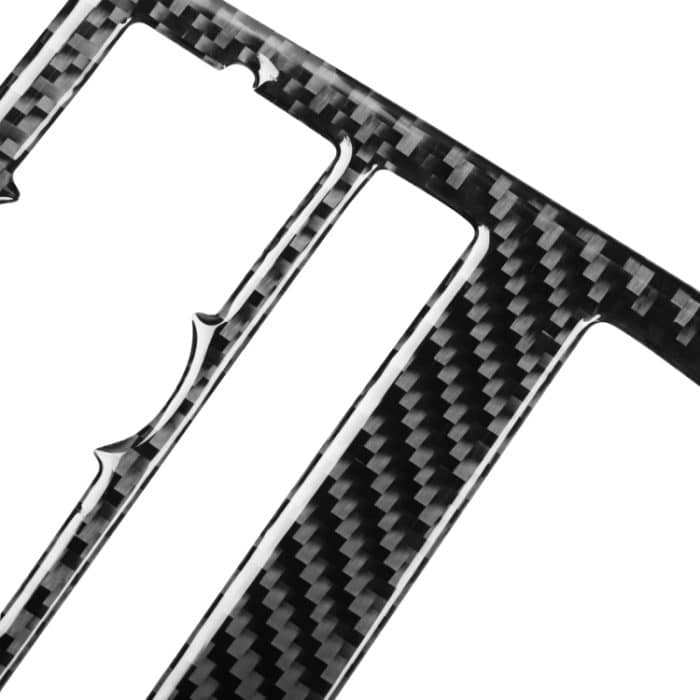 Auto Carbon Fiber Air Conditioning Adjustment Panel Dekorativer Aufkleber für Audi Q7 2008-2015, Links- und Rechtsantrieb Universal – Bild 4