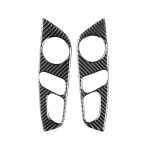 Auto Carbon Faser Sitzverstellplatte Dekorativer Aufkleber für Audi Q7 2008-2015, Links- und Rechtsantrieb Universal – Bild 2