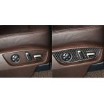 Auto Carbon Faser Sitzverstellplatte Dekorativer Aufkleber für Audi Q7 2008-2015, Links- und Rechtsantrieb Universal – Bild 7