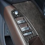 6 in 1 Auto Carbon Fiber Fenster Glasheber Panel dekorative Aufkleber für Audi Q7 2008-2015, Rechtslenker – Bild 5
