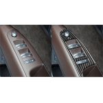 6 in 1 Auto Carbon Fiber Fenster Glasheber Panel dekorative Aufkleber für Audi Q7 2008-2015, Rechtslenker – Bild 8