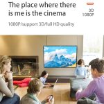 Einfacher, faltbarer Projektor-Folienvorhang aus hochdichtem Polyester, 60 inch (4:3) Projection Area: 120x90cm, 72 inch (16:9) Projection Area: 159x90cm, 72 inch (4:3) Projection Area: 146x110cm, 84 inch (16:9) Projection Area: 186x105cm... – Bild 5