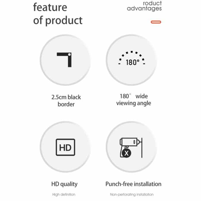 Einfach faltbarer Filmvorhang aus Polyester mit hoher Dichte, Größe: 16: 9 Projektionsfläche: 132 x 75 cm – Bild 3