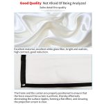 Einfacher, faltbarer, dünner Projektor-Folienvorhang aus Polyester, 60 inch (16:9) Projection Area: 132x75cm, 60 inch (4:3) Projection Area: 120x90cm, 72 inch (16:9) Projection Area: 159x90cm, 72 inch (4:3) Projection Area: 146x110cm... – Bild 3