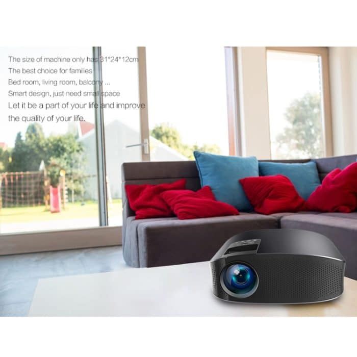 YG610 1280x768P Tragbarer LED-HD-Digitalprojektor für das Heimkino, unterstützt die Plug-in-Verbindung für Mobiltelefone – Bild 8