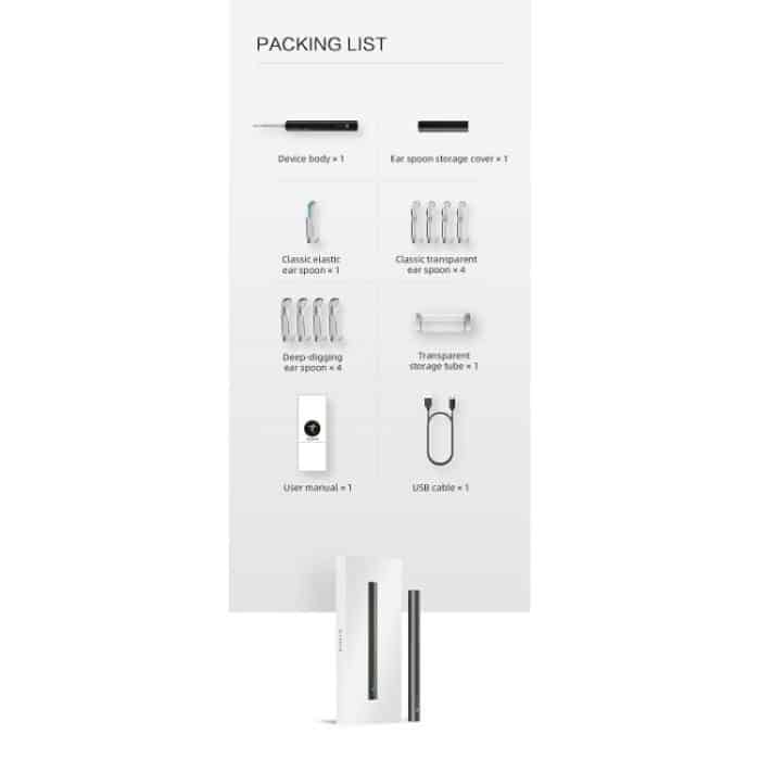 Bebird C3 Pro 2,4 G 3,5 mm Wireless Wifi High-Definition Visual Ear Spoon 3 Millionen Pixel Out Ear Visual Ear Spoon, C3 Pro (Black), C3 Pro (White), C3 Pro (Pink), C3 Pro (Green) – Bild 15