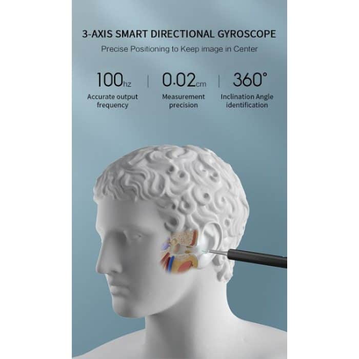 Bebird C3 Pro 2,4 G 3,5 mm Wireless Wifi High-Definition Visual Ear Spoon 3 Millionen Pixel Out Ear Visual Ear Spoon, C3 Pro (Black), C3 Pro (White), C3 Pro (Pink), C3 Pro (Green) – Bild 6