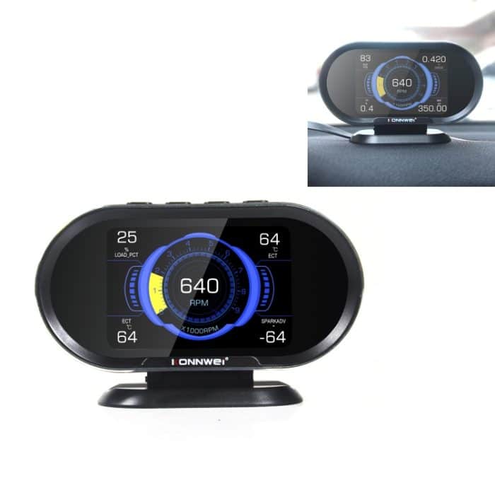 EDA009475.jpg KONNWEI KW206 2-in-1-OBDII / EOBD12V-Auto-Fehlerscanner + 3,5-Zoll-LCD-Monitor – Bild 1