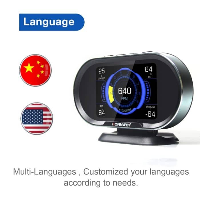 KONNWEI KW206 2-in-1-OBDII / EOBD12V-Auto-Fehlerscanner + 3,5-Zoll-LCD-Monitor – Bild 5