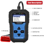 KONNWEI KW350 OBDII 12V Autodiagnose-Detektorscanner mit 2-Zoll-Schwarzweiß-Bildschirm V007 für Audi / Volkswagen – Bild 11